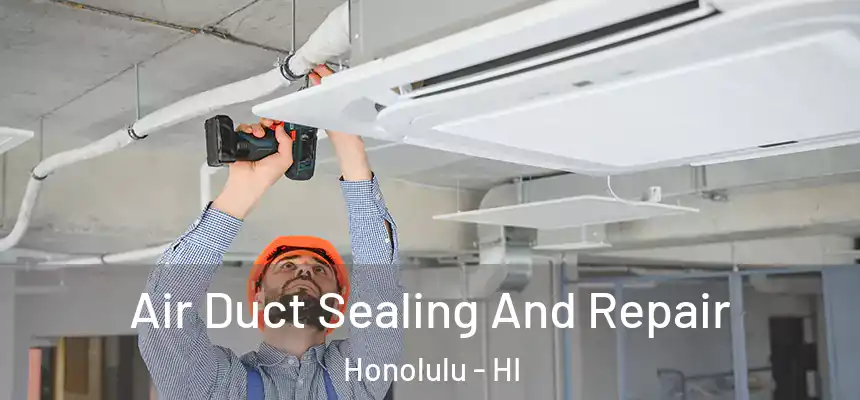 Air Duct Sealing And Repair Honolulu - HI