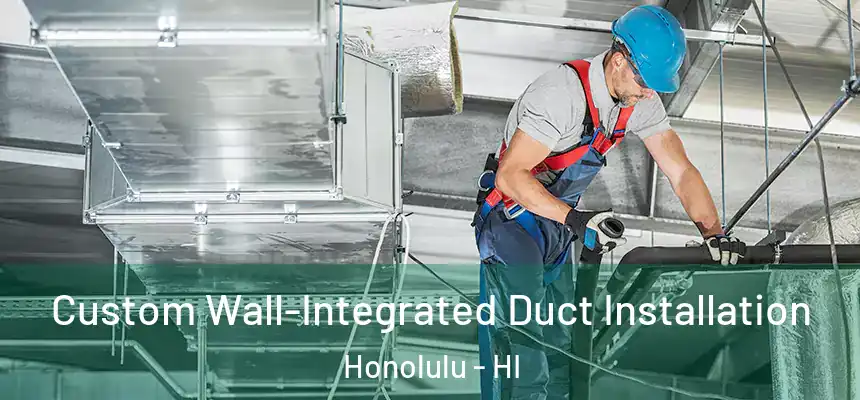 Custom Wall-Integrated Duct Installation Honolulu - HI